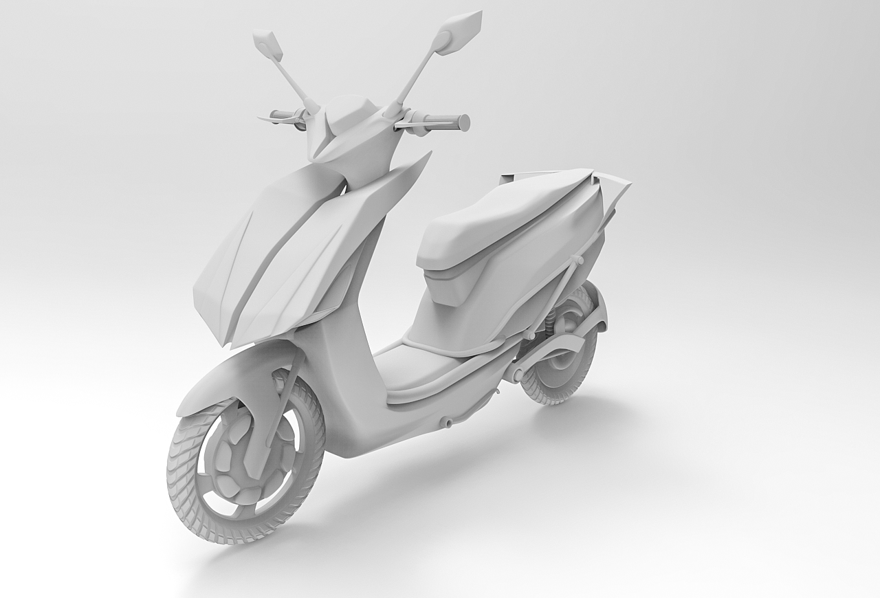 电动摩托建模（图ZMTEzOTczMjA0） - 机械/交通 - 站酷设计师zbeiping1984原创素材 - 站酷ZCOOL
