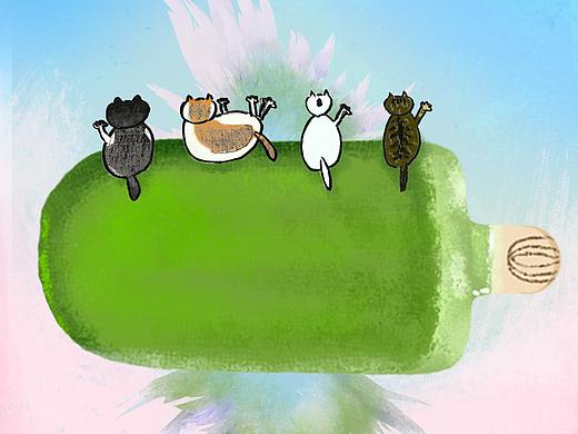 忽而今夏-so hot!!!（個人主頁-ZMjg5MTIzNjg=） - 商業(yè)插畫 - 站酷設計師遠色Maomaori原創(chuàng)素材 - 站酷ZCOOL