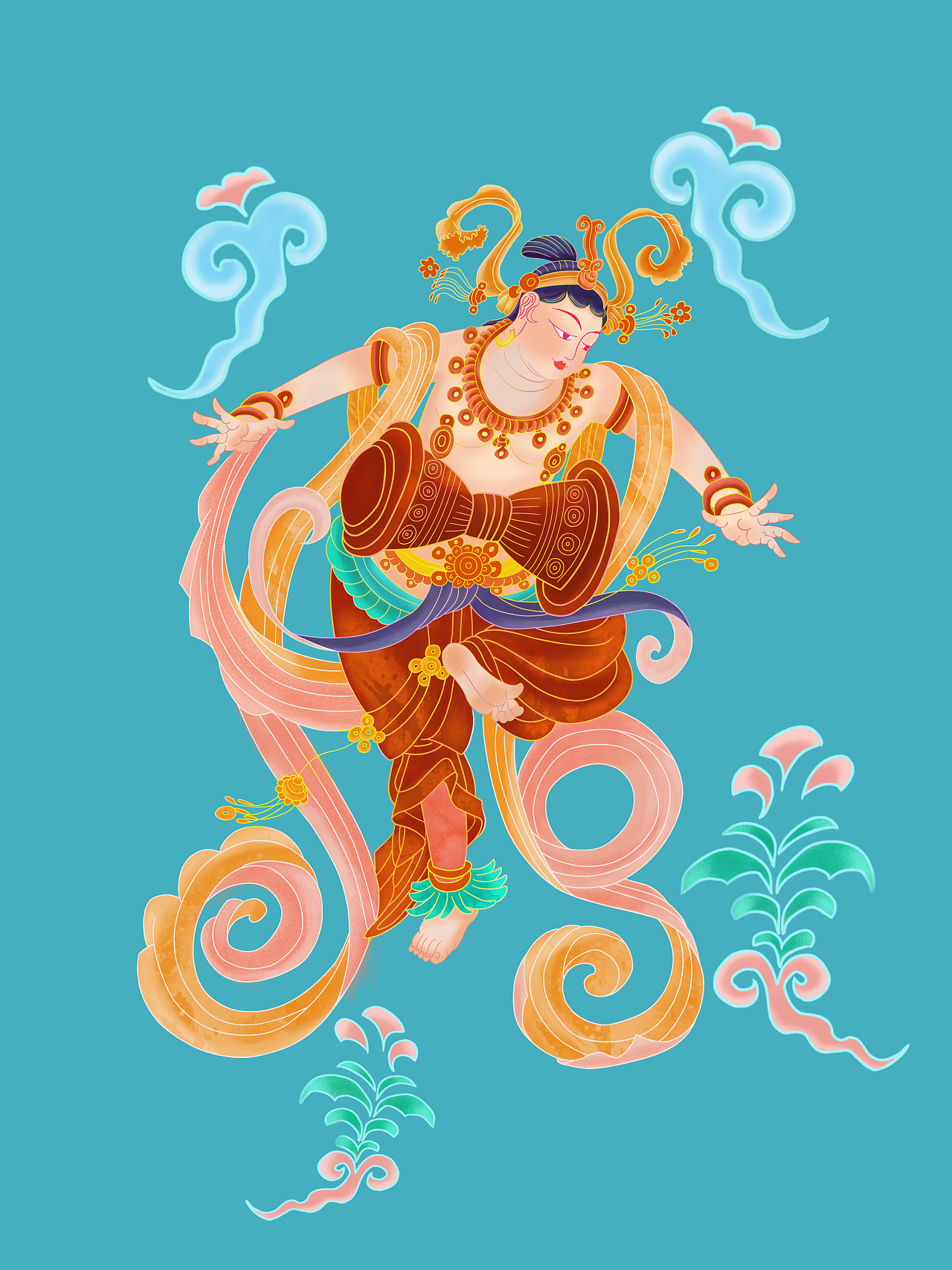 敦煌壁画包装设计&装饰画登录 / 注册