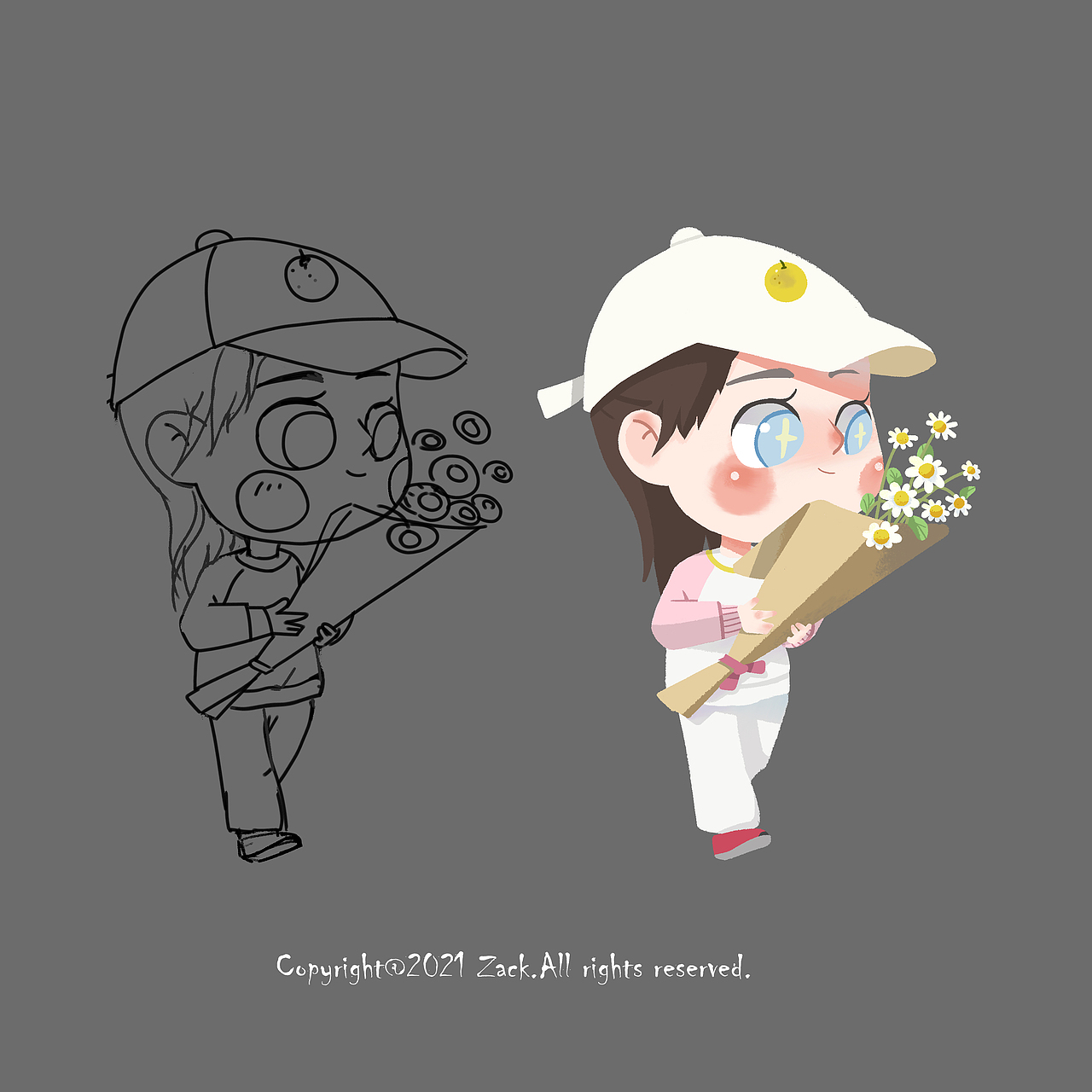 小朋友插画（图ZMjU2NTYxOTA4） - 儿童插画 - 站酷设计师ZACK插画原创素材 - 站酷ZCOOL