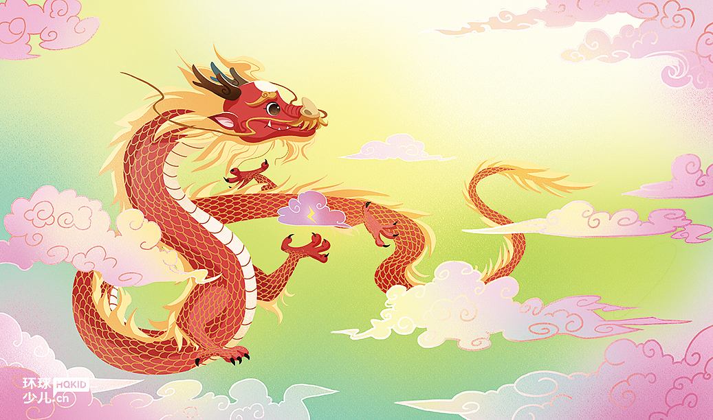 成语《叶公好龙》（图ZMjA4MzMzOTQw） - 儿童插画 - 站酷设计师莳歌原创素材 - 站酷ZCOOL