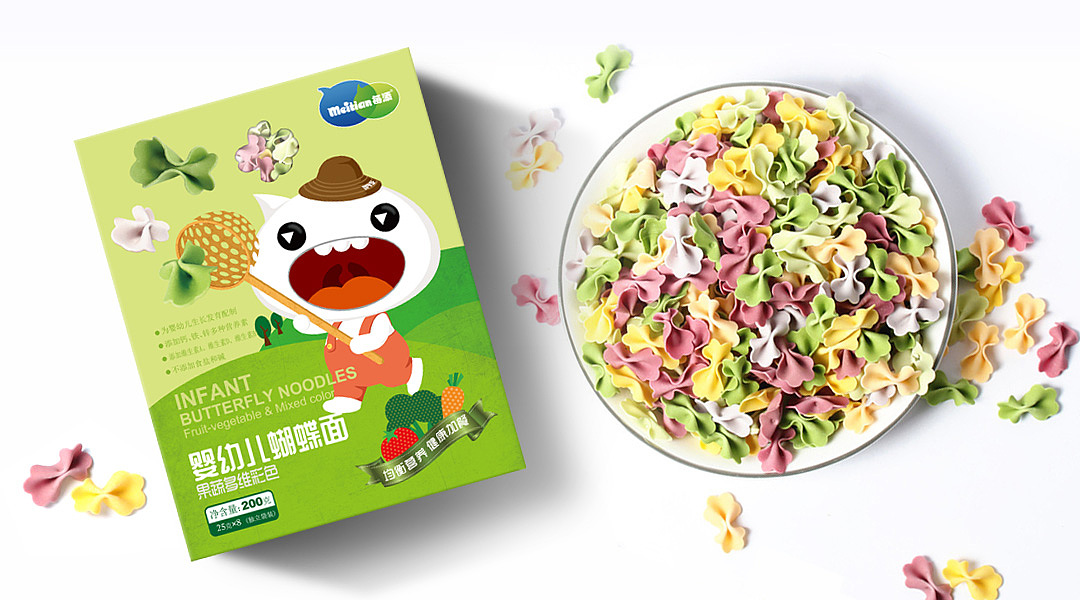 【原创】儿童食品包装:辅食&儿童面系列