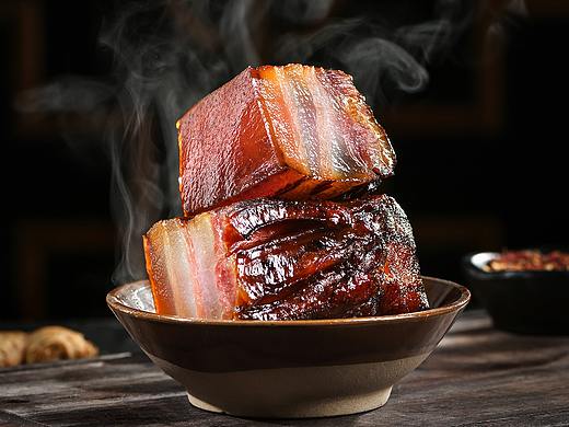 腊肉五花肉拍摄案例 