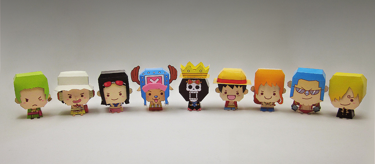 海贼王公仔_纸模型设计（图ZMTM4Mzc0MjIw） - 其他手工艺 - 站酷设计师纸模设计师JENTC原创素材 - 站酷ZCOOL