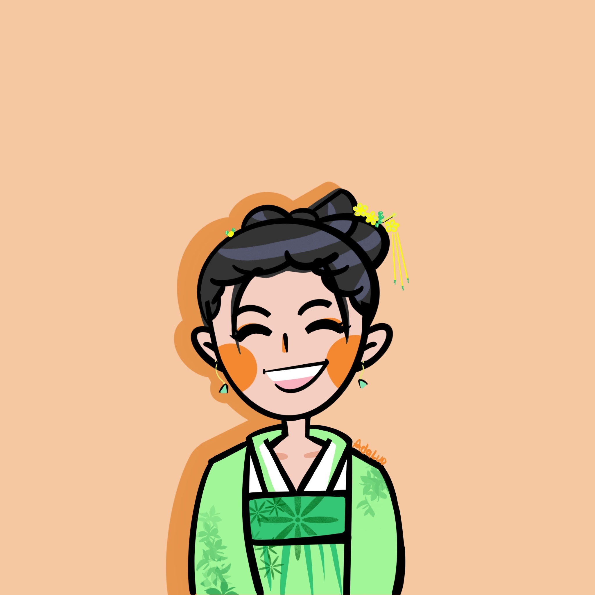 今日画知否小头像