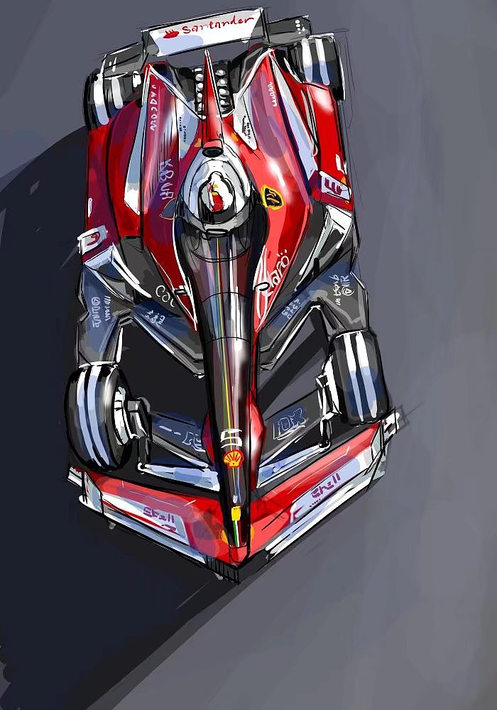 赛车|插画|创作习作|河豚先生1 - 原创作品 - 站酷 (zcool)