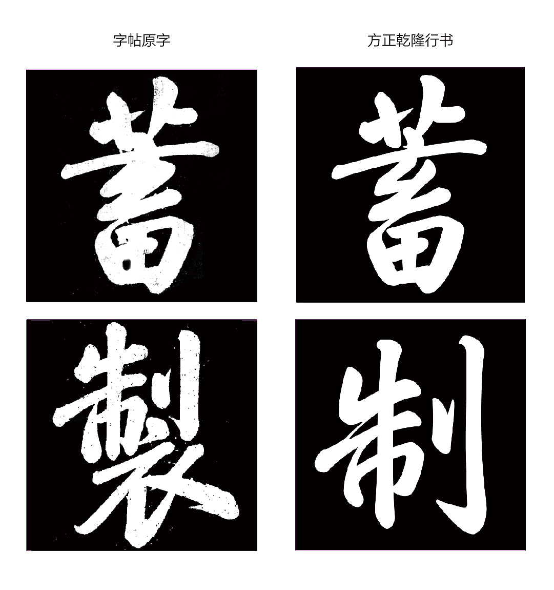 方正乾隆行书正式发布——看乾隆帝秀书法