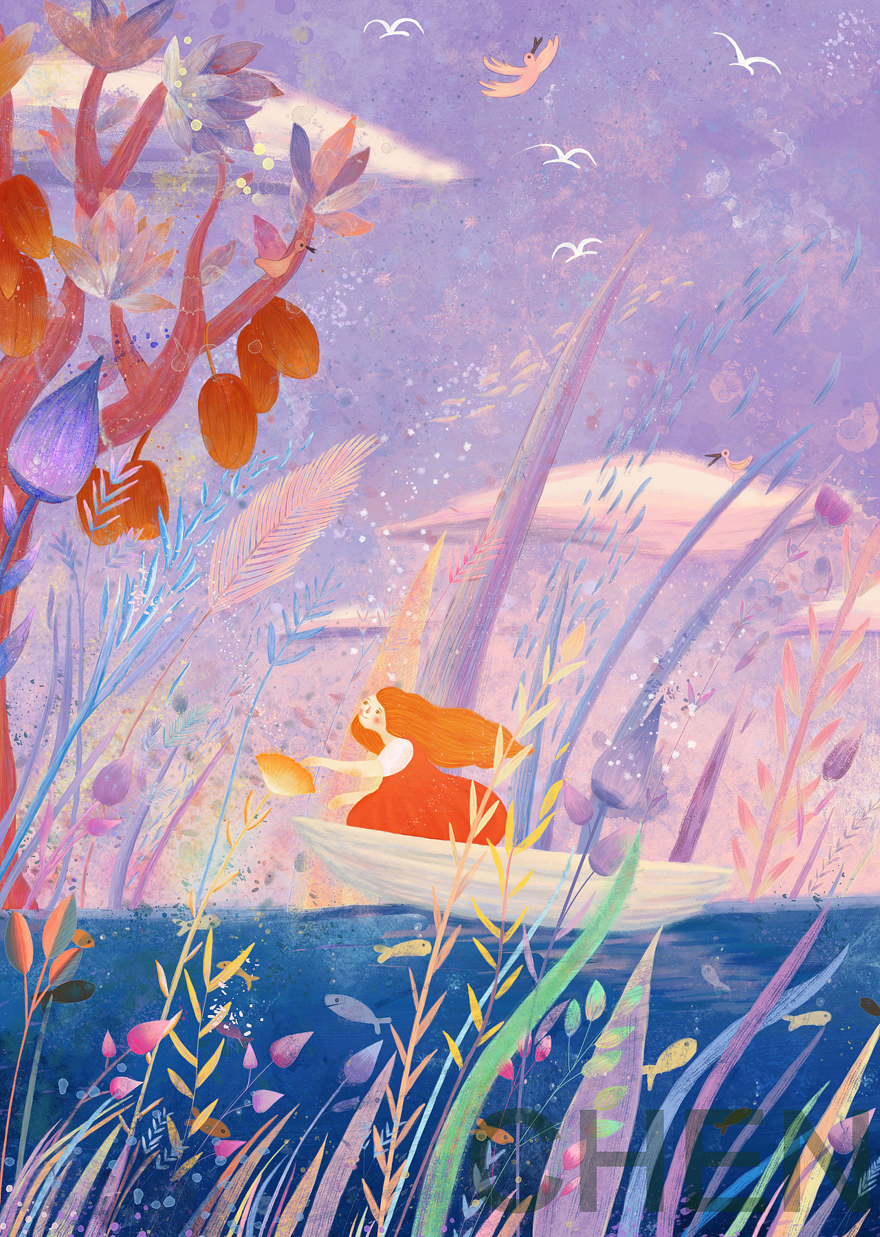 白日梦|插画|儿童插画|blackcher_原创作品-站酷zcool