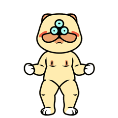三眼肥猫微信表情(图ZNjMwMzI5ODg=) - 网络表情 - 站酷设计师RedrumLIU原创素材 - 站酷ZCOOL
