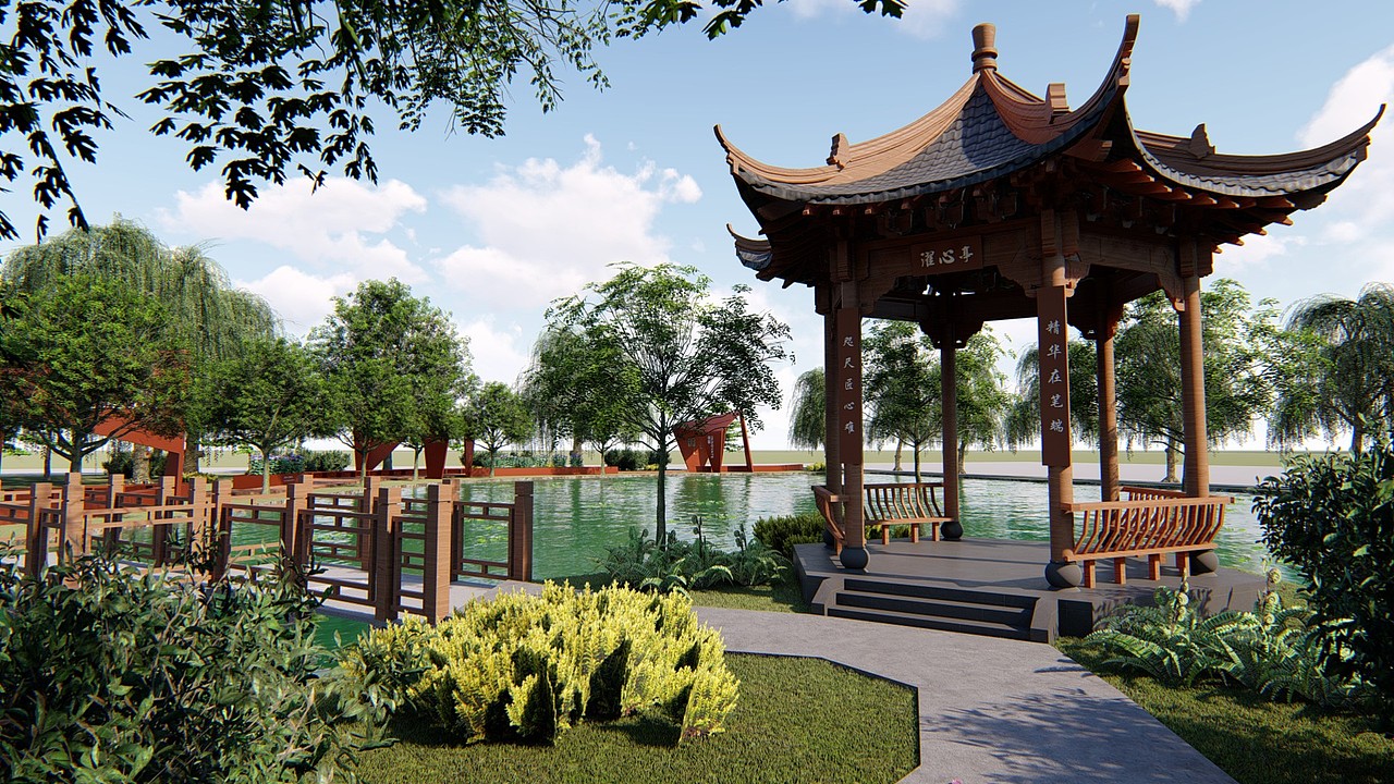 一些空间景观设计（图ZMTQ2MDM2NzI4） - 景观设计 - 站酷设计师大象爱设计原创素材 - 站酷ZCOOL