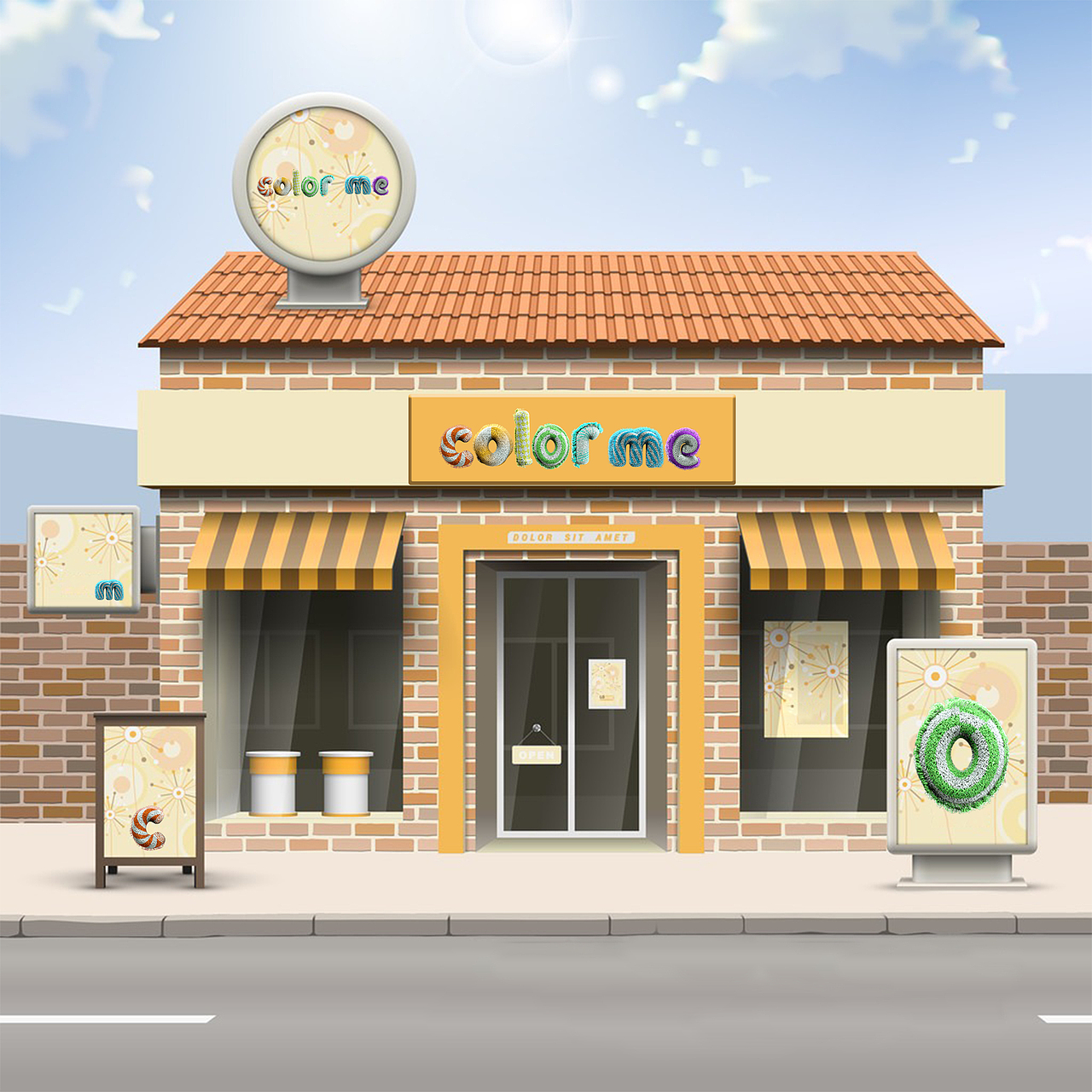 color me C4D毛发材质渲染（图ZMTQ5NDI3Njg4） - 其他三维 - 站酷设计师船长老宝贝儿原创素材 - 站酷ZCOOL