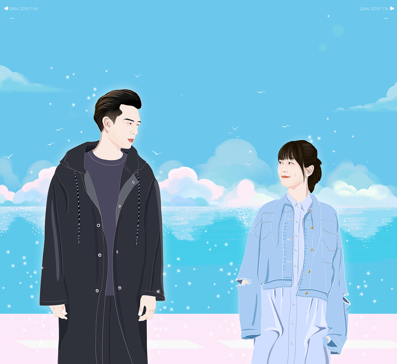 ps插画人物小集（图ZMjM4ODY1MDgw） - 创作习作 - 站酷设计师宁采臣的女友原创素材 - 站酷ZCOOL