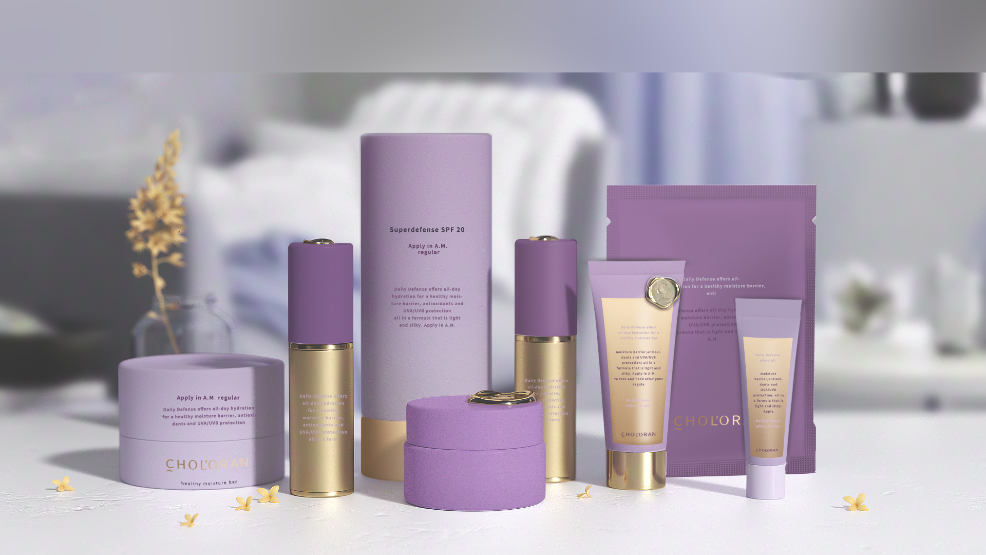 作品整理 @choloran跨境电商化妆品设计