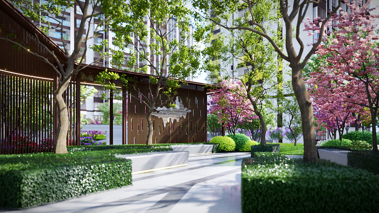 大区景观设计(lumion效果图展示)