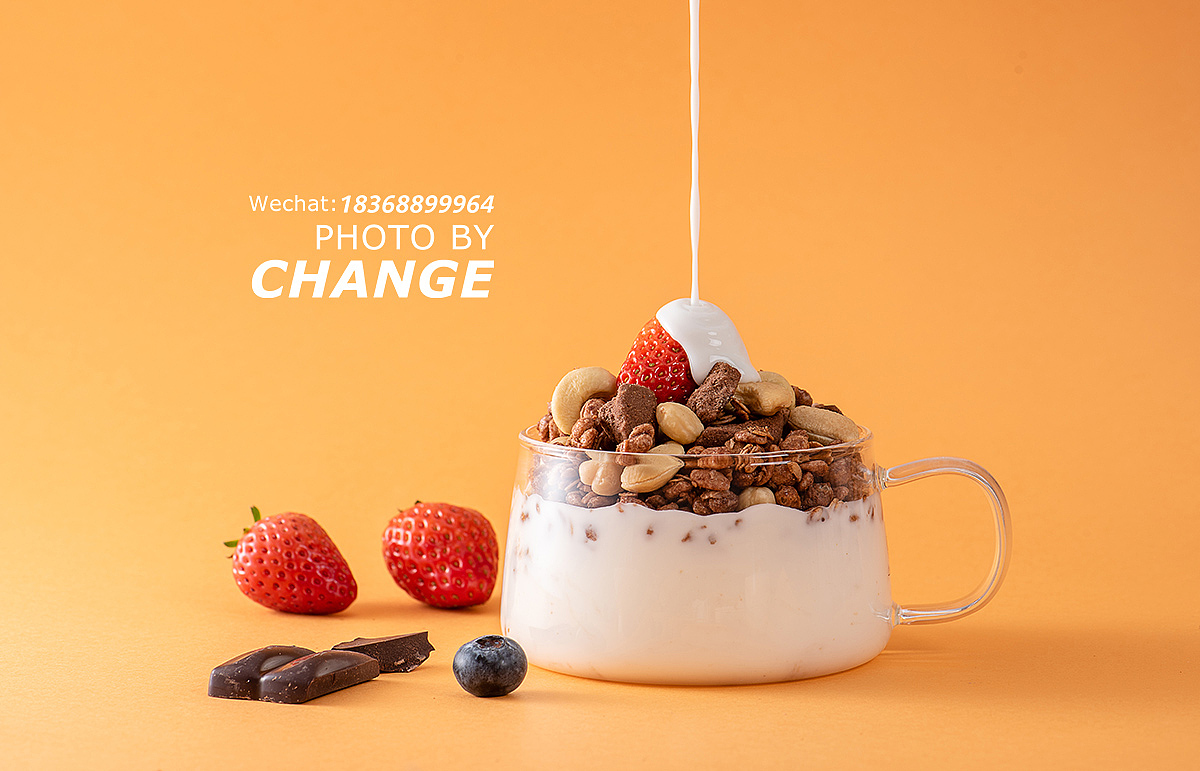 水果麦片 酸奶麦片 早餐