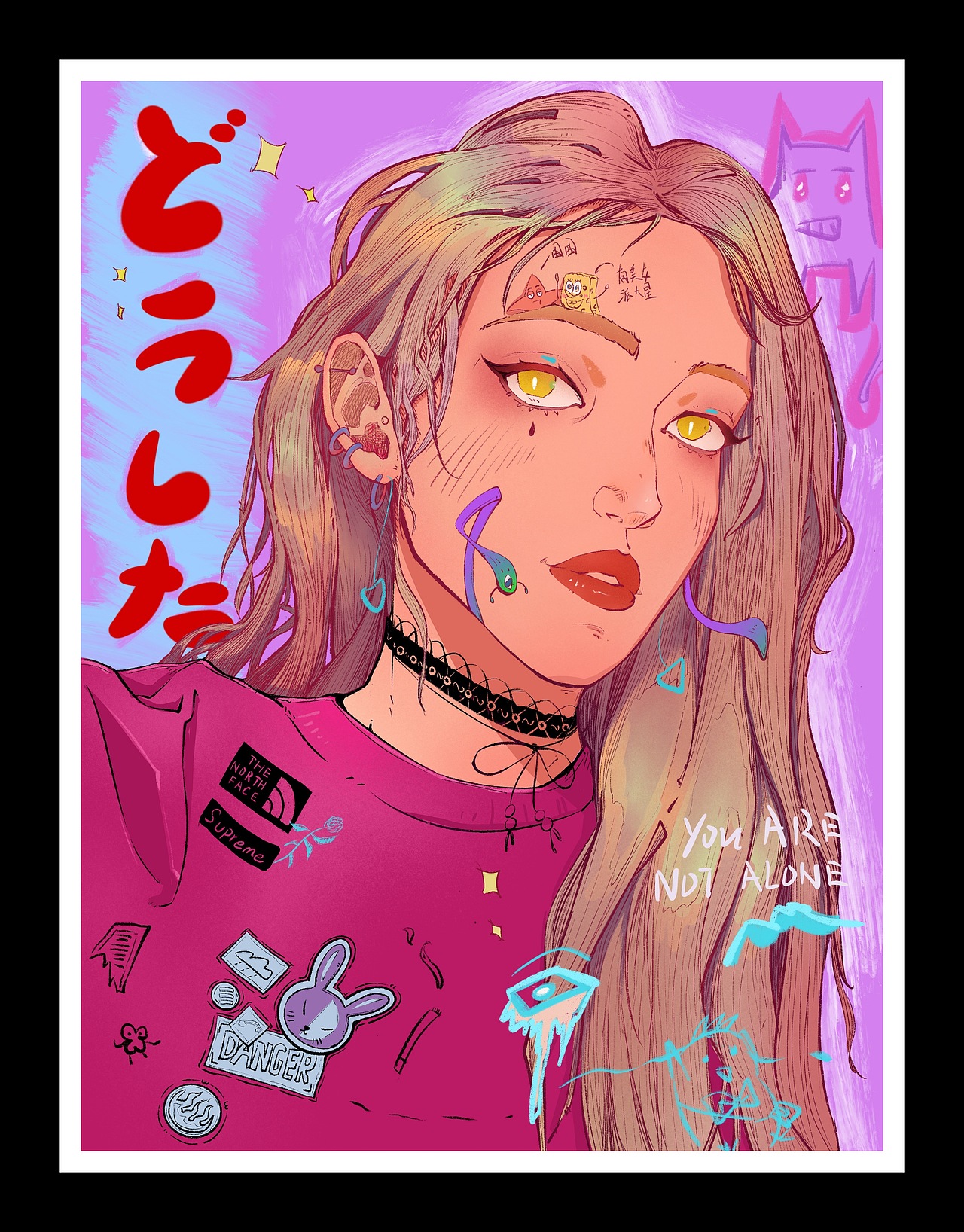 把你们画成我眼中的少女（图ZMjU0MDQ5MTY4） - 创作习作 - 站酷设计师cynic_辣椒水原创素材 - 站酷ZCOOL