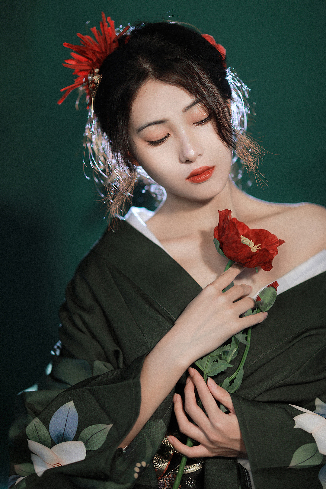 氛围感和服写真