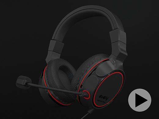 C4D產(chǎn)品動態(tài)制作 耳機(動畫一)（個人主頁-ZMzQ3NDc1MjQ=） - 動畫/影視 - 站酷設(shè)計師馬羊Yang原創(chuàng)素材 - 站酷ZCOOL