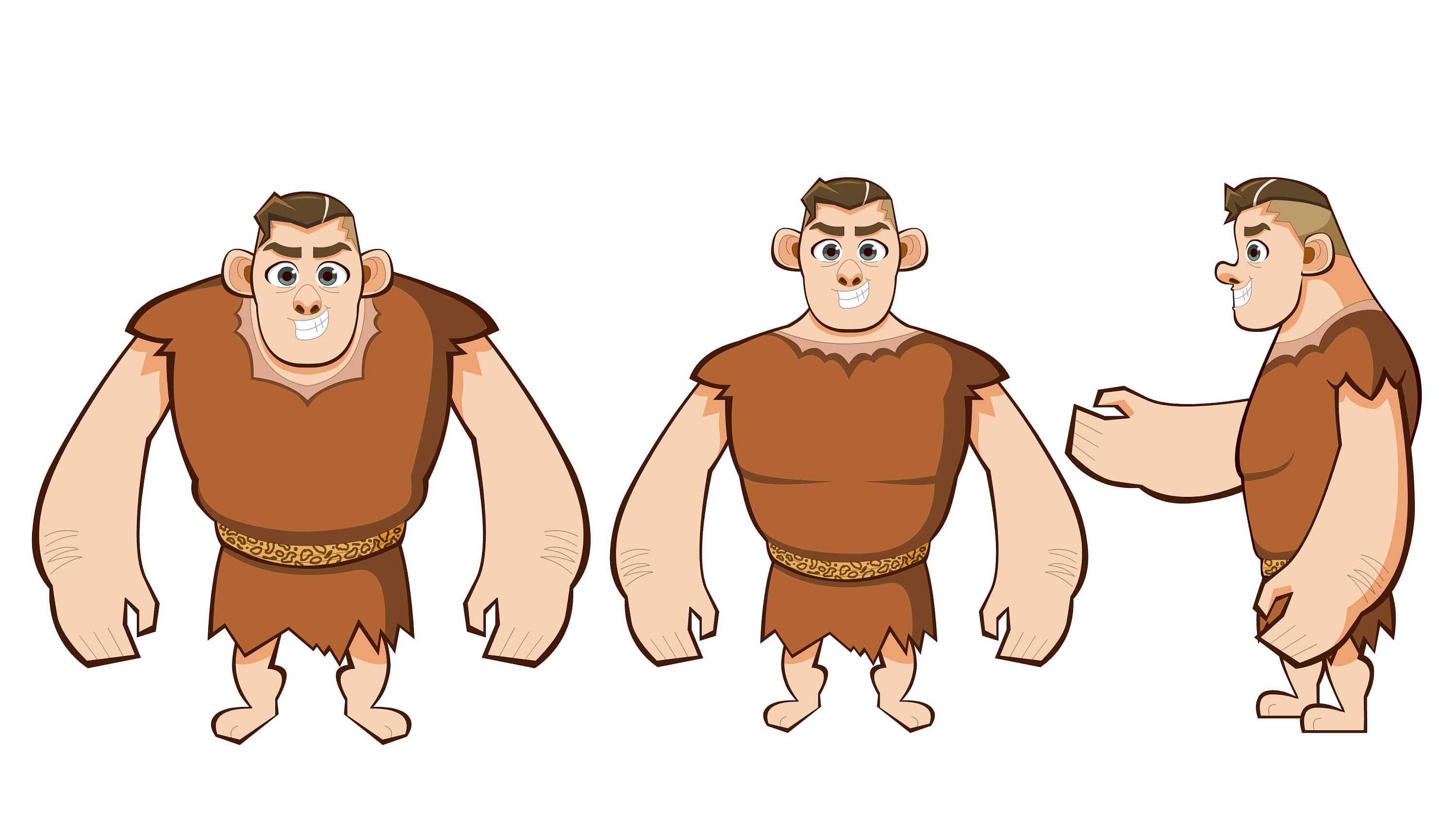 原始人的一家|插画|儿童插画|崔小条 - 原创作品 - 站酷 (zcool)