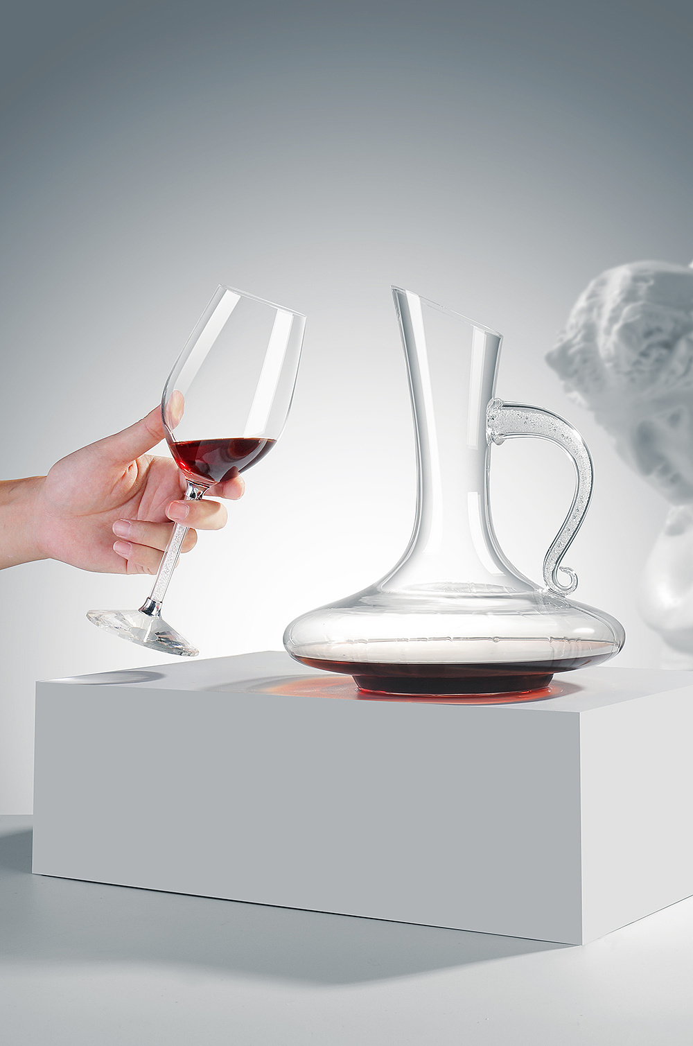 玻璃杯醒酒器拍摄