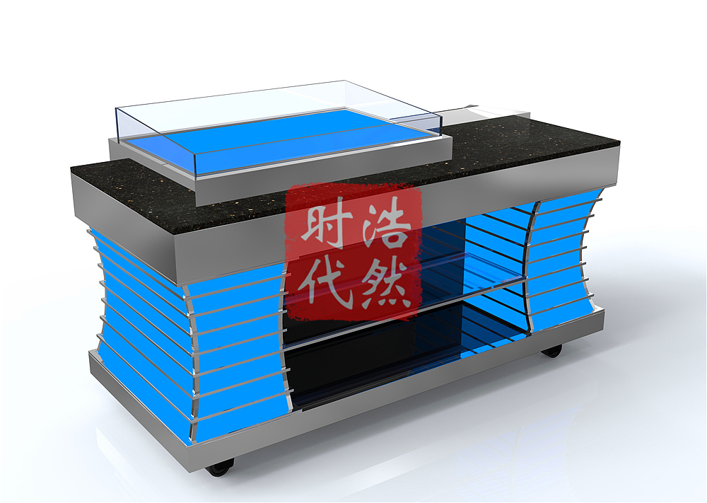 宴会厅餐厅折叠布菲台自助餐台效果图及图片