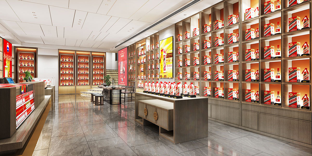 永祺办公室展厅设计装修案例银基酒库
