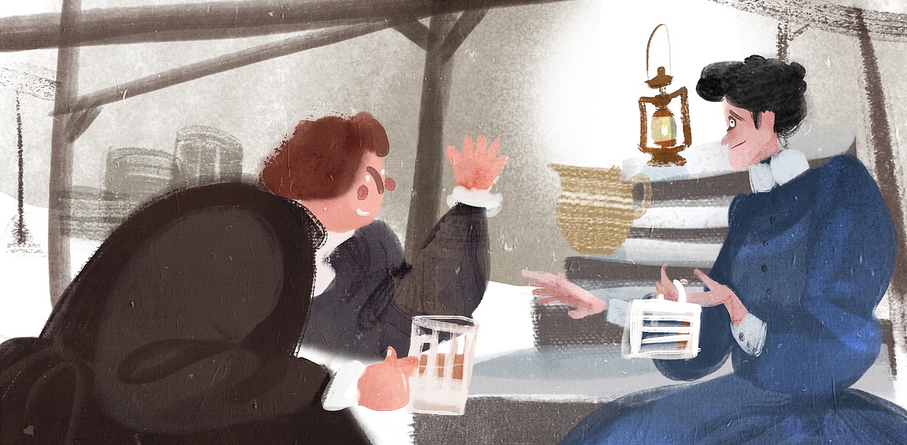 《欧亨利短篇》插画-百词斩阅读计划no.