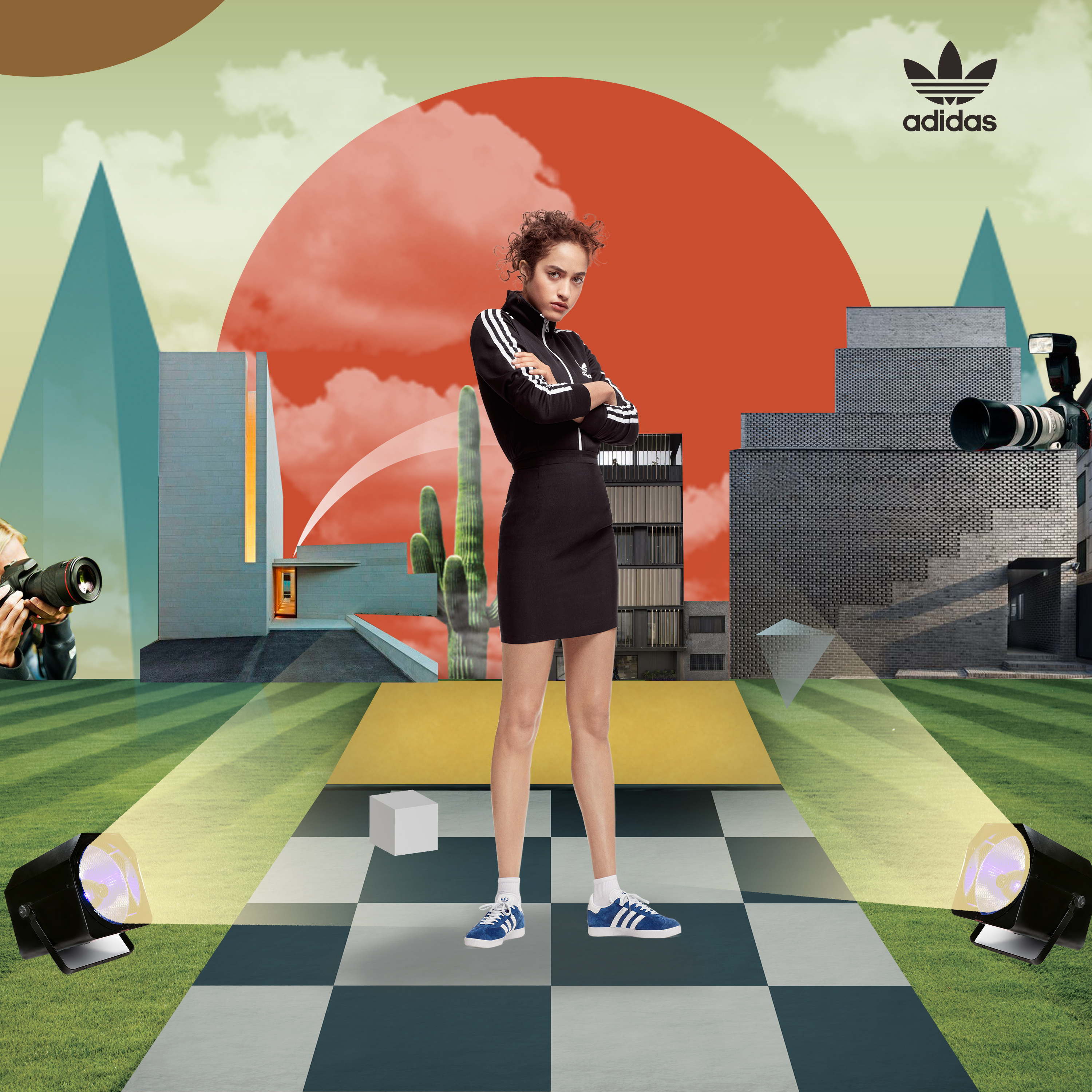 拼贴for adidasoriginals |平面|海报|zhangoo - 原创作品 - 站酷