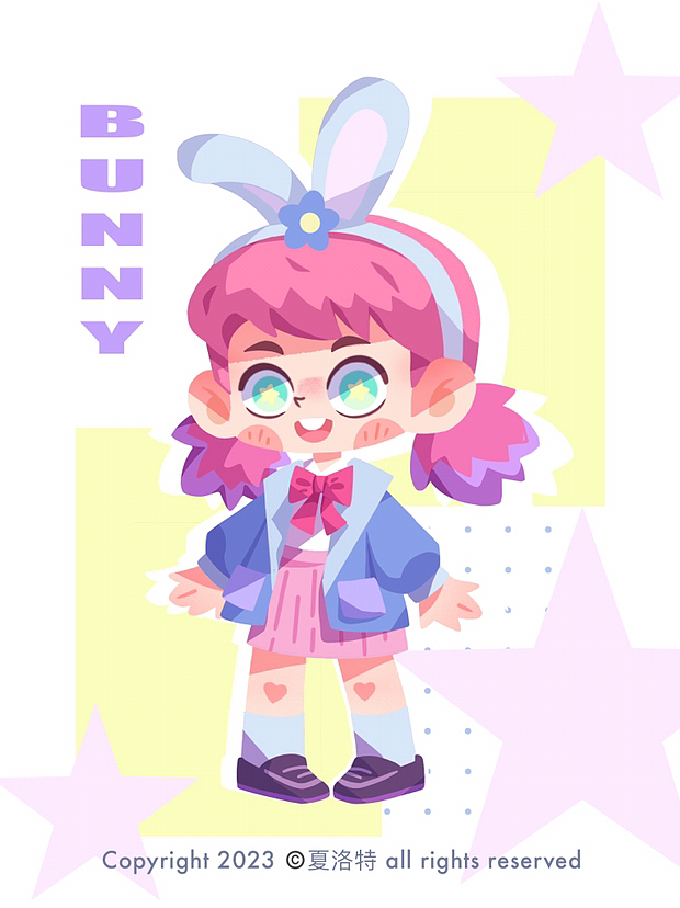 最近画的人物合集（图ZMzI3MjU4NDEy） - 儿童插画 - 站酷设计师夏洛特H原创素材 - 站酷ZCOOL