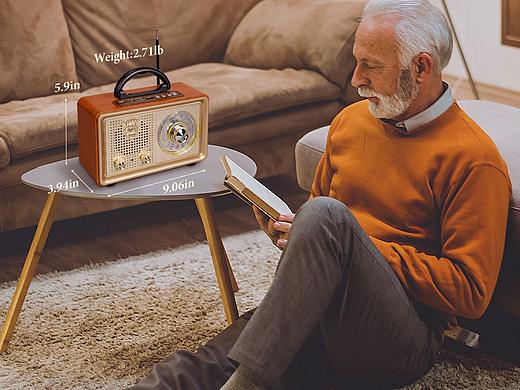 亚马逊设计 主图 复古收音机