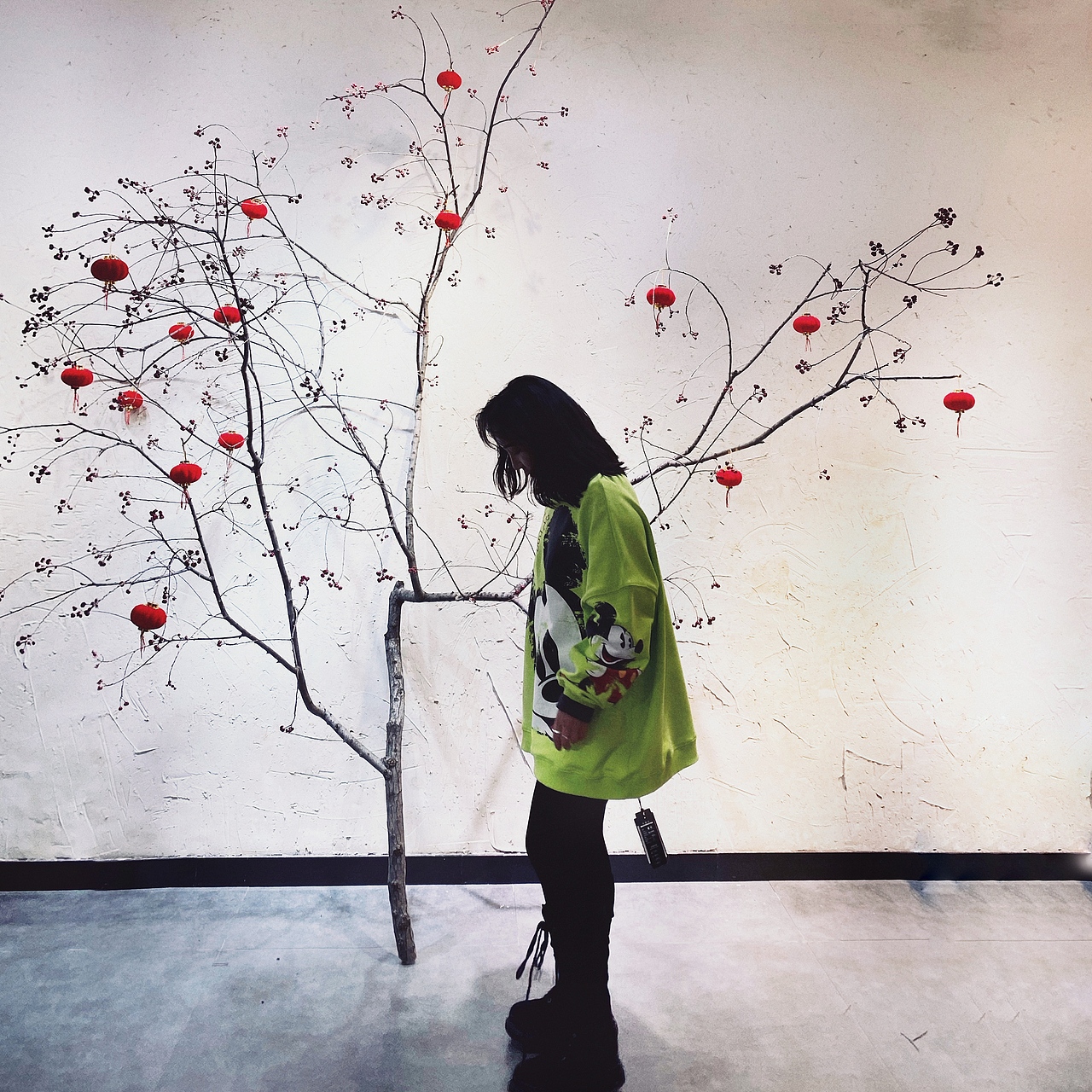 染色 风干 挂上红灯笼 
感觉立刻出来了<br>合影留念