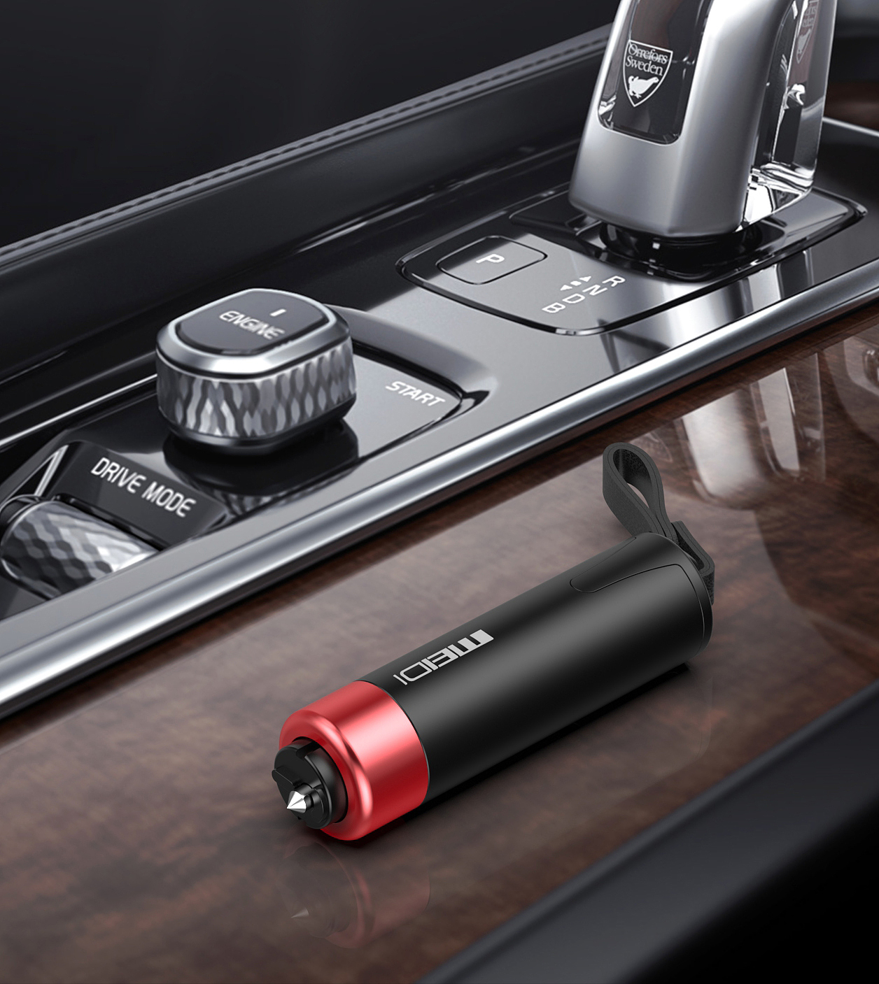 车载多功能破窗器产品设计|工业/产品|电子产品|蓝调4508_原创作品