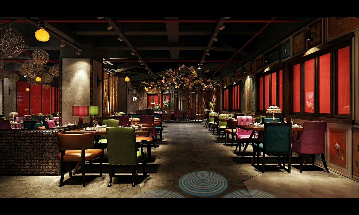 音乐餐厅效果表现