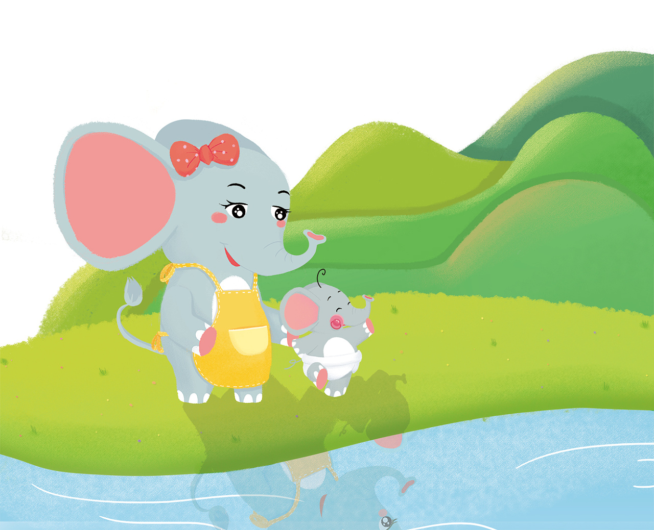 想飞的小象|插画|绘本|小貮 - 原创作品 - 站酷 (zcool)