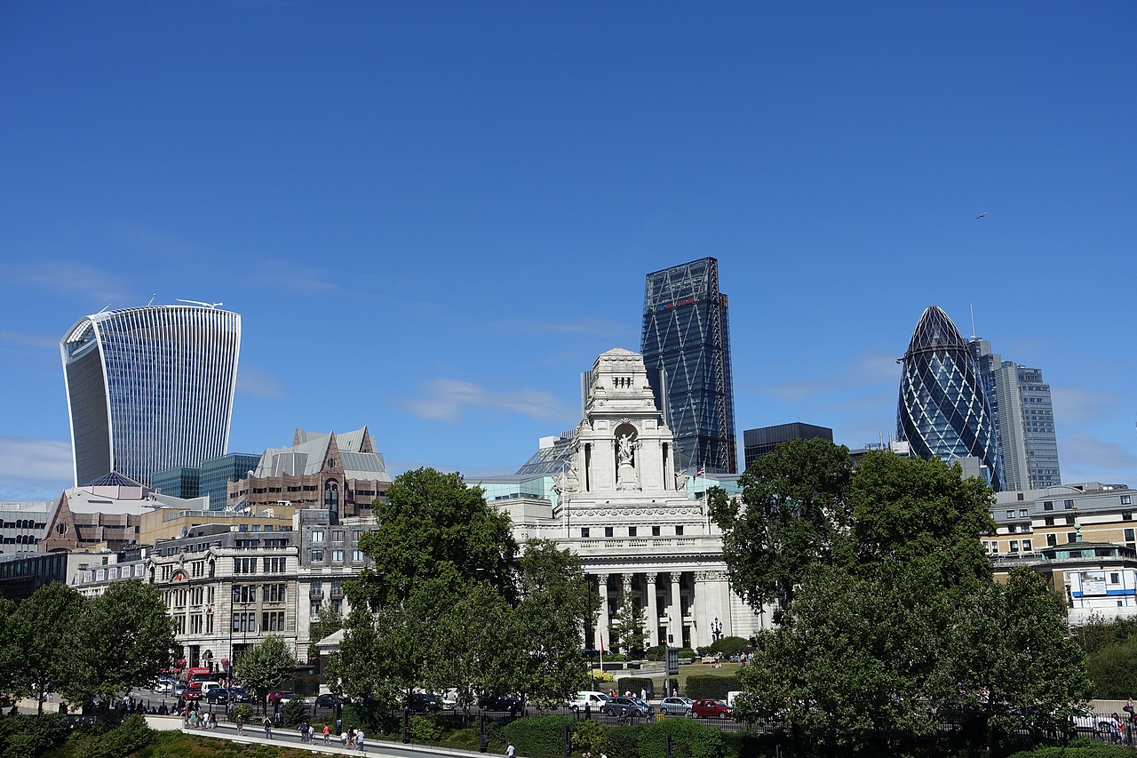 伦敦标志性建筑(拍摄于伦敦塔)