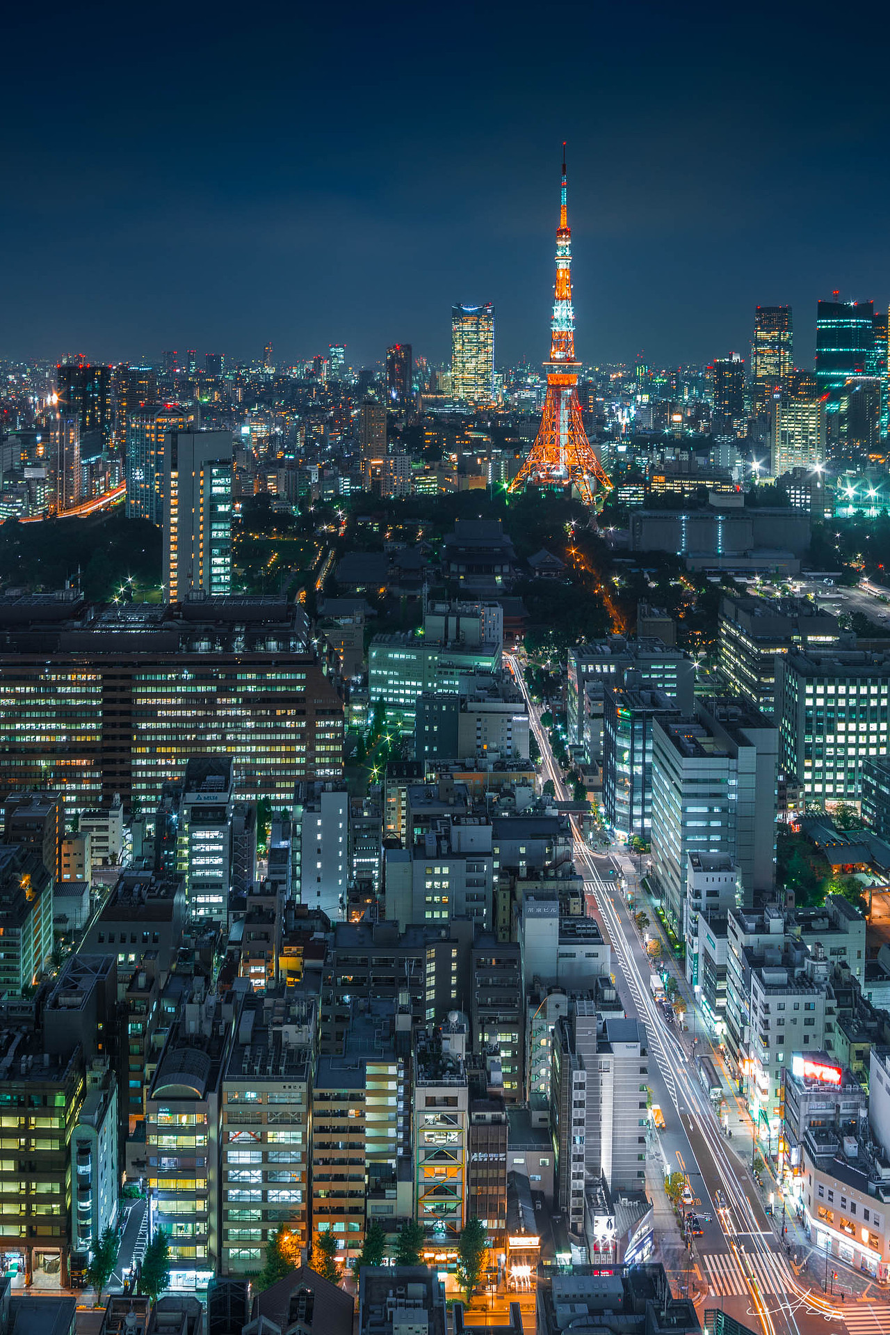 日本城市夜景:从东京到横滨.