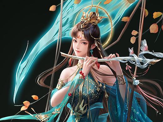 倩女幽魂手游新职业影灵女和影灵男（附绘画过程）