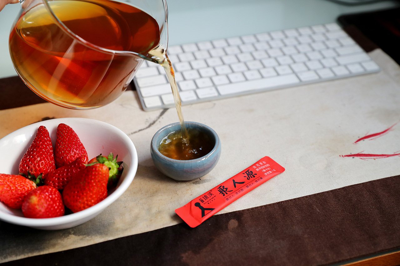 金花茶珍黑茶固体饮料（图ZMjA4MzgzNDU2） - 产品摄影 - 站酷设计师浟湙Youyi原创素材 - 站酷ZCOOL