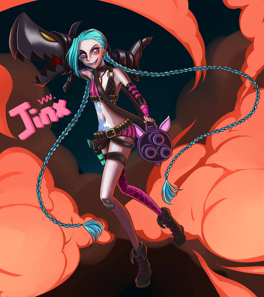 原创作品:lol jinx