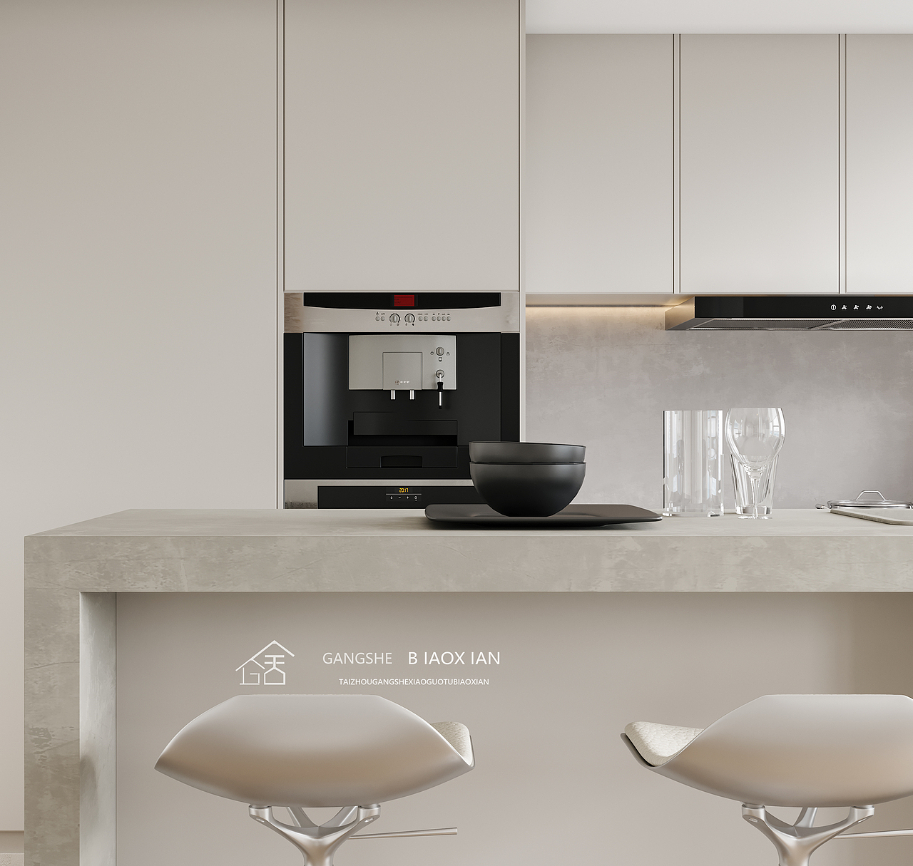 极简°效果图作品