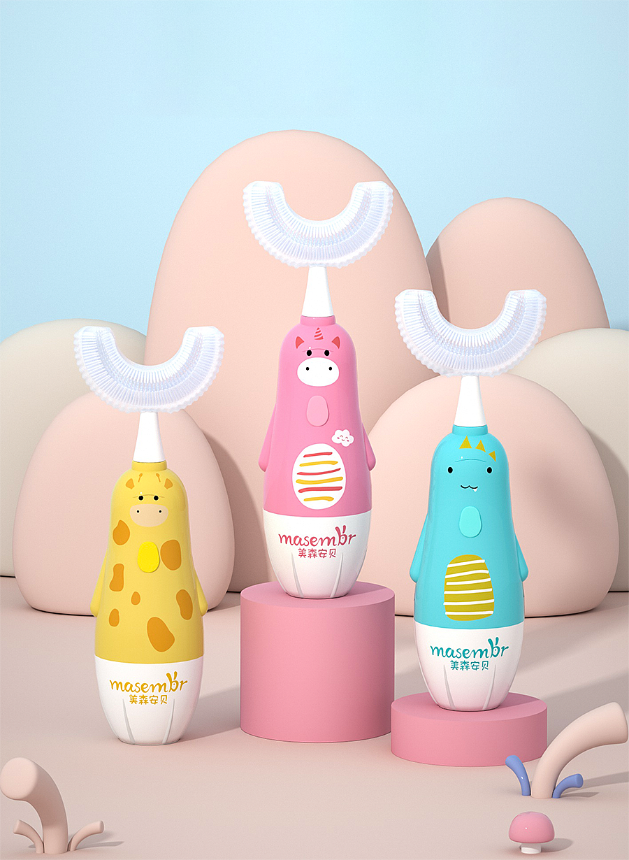 儿童电动牙刷包装（图ZMjYyMDc4NzUy） - 生活用品 - 站酷设计师计姜原创素材 - 站酷ZCOOL