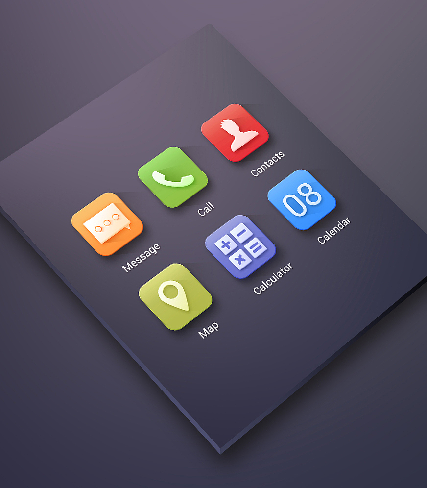 最近撸的几个图标...