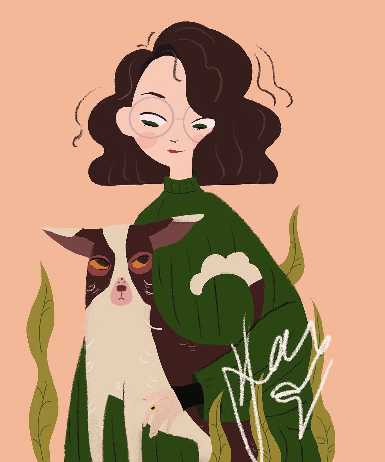 插画人物（图ZMTQyNzMzNjgw） - 创作习作 - 站酷设计师badyde原创素材 - 站酷ZCOOL