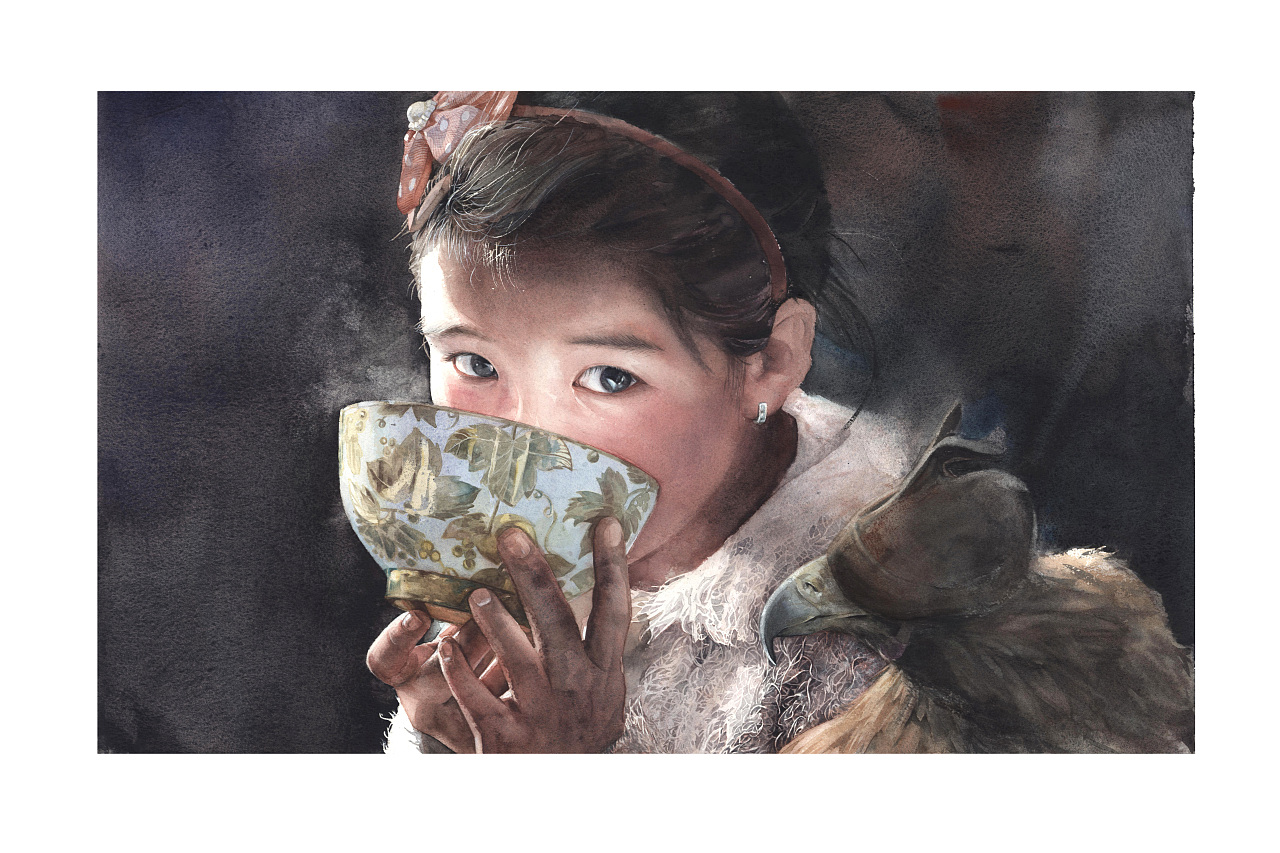 《最后的养雕人》（图ZMjAwNDYwMTE2） - 绘画 - 站酷设计师卡菲儿猫原创素材 - 站酷ZCOOL