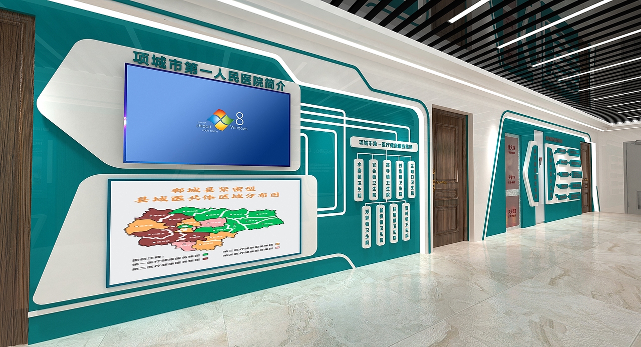 医院走廊文化墙设计（图ZMjgwMzc2OTk2） - 场景 - 站酷设计师Vind1688原创素材 - 站酷ZCOOL
