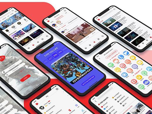游戏直播APP（个人主页-ZMzIxOTYwNzY=） - APP界面 - 站酷设计师桐桑原创素材 - 站酷ZCOOL