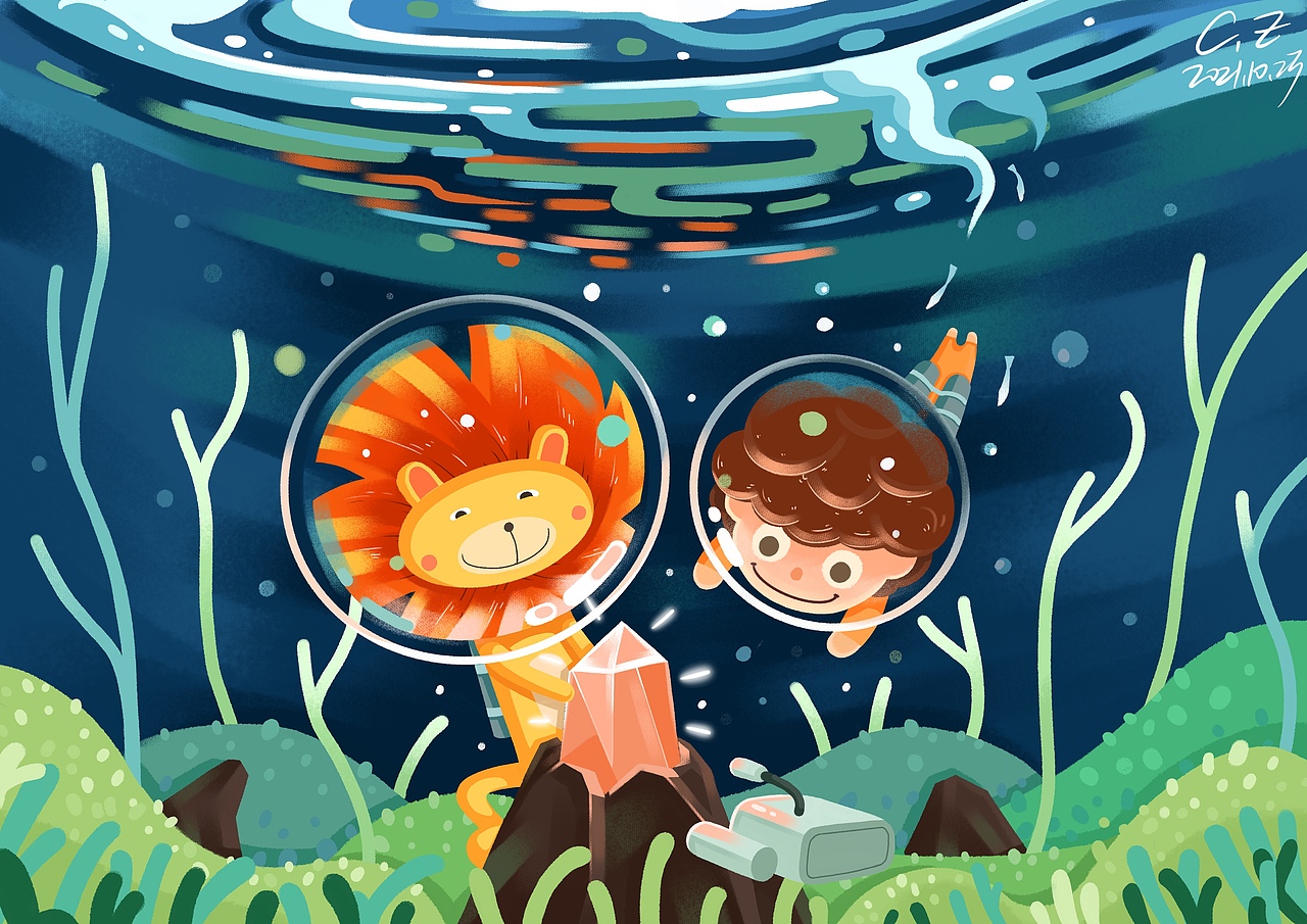 小狮子米年系列（图ZMjc1MDUwMDEy） - 儿童插画 - 站酷设计师小村村炒鸡萌原创素材 - 站酷ZCOOL