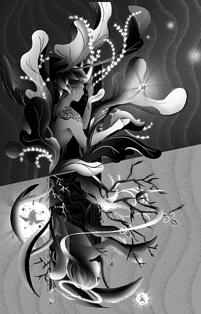 天使与恶魔（图ZMTUzMDEyNDY4） - 创作习作 - 站酷设计师绿鲤鱼XAS原创素材 - 站酷ZCOOL