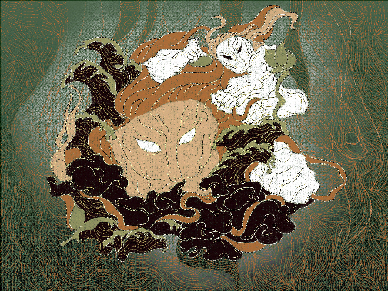 三魇（图ZMTYyNjc3NDAw） - 艺术插画 - 站酷设计师獏枳原创素材 - 站酷ZCOOL