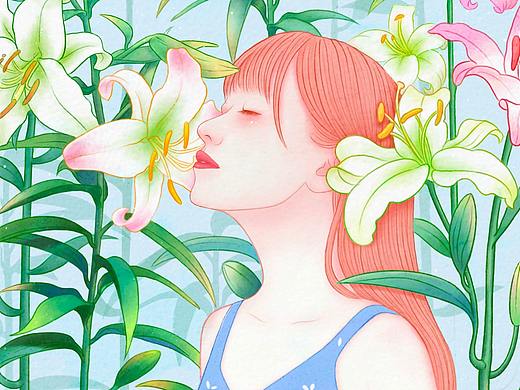 《少女系列》插画